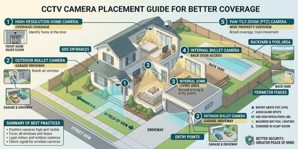 CCTV Camera Placement Guide for Better Coverage