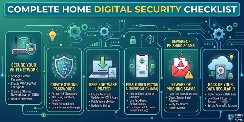 Complete Home Digital Security Checklist