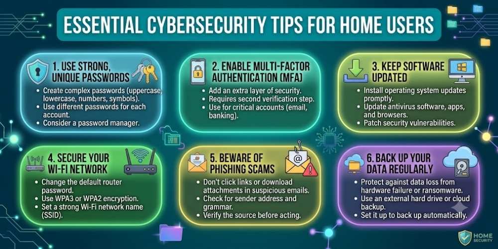 Essential Cybersecurity Tips for Home Users
