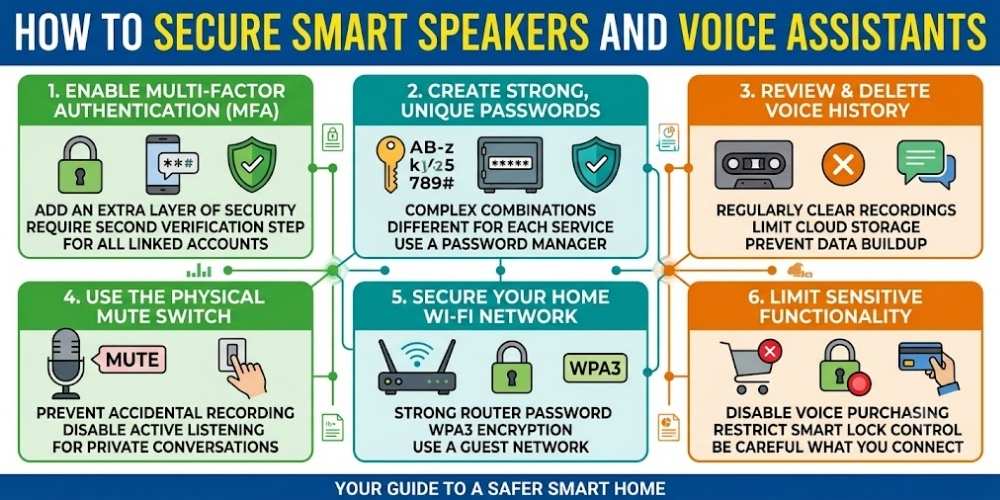 How to Secure Smart Speakers and Voice Assistants