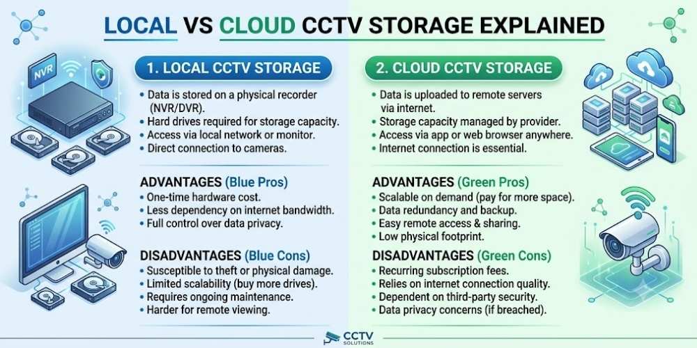 Local vs Cloud CCTV Storage Explained