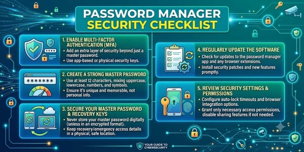 Password Manager Security Checklist